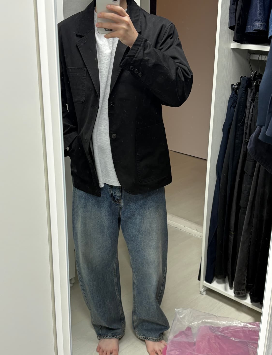 언어펙티드 커브드 데님 m 상품이미지1