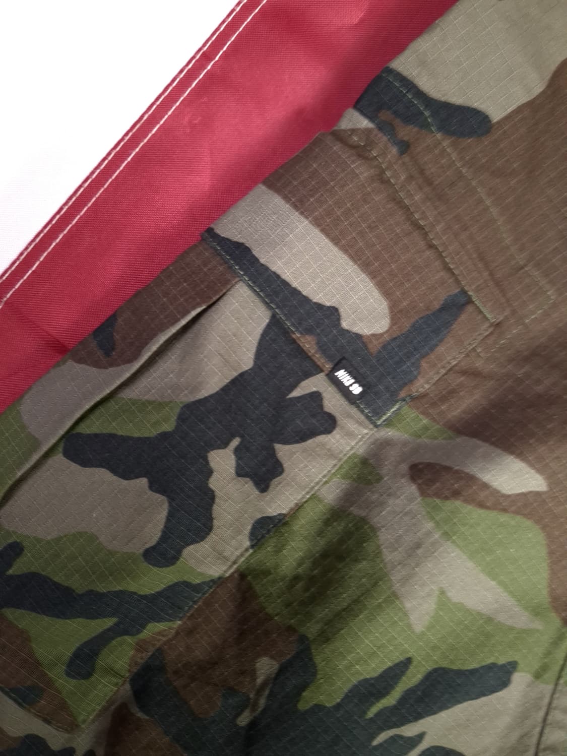 특A 오리지날 나이키 SB 카모패턴 립스탑 카고바지 상품이미지8