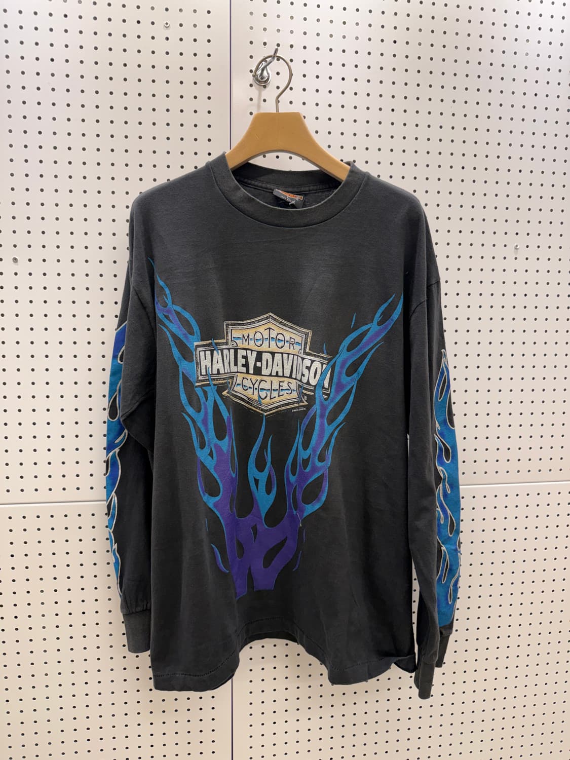 할리데이비슨 플레임 롱슬리브 티셔츠 U1158 상품이미지2