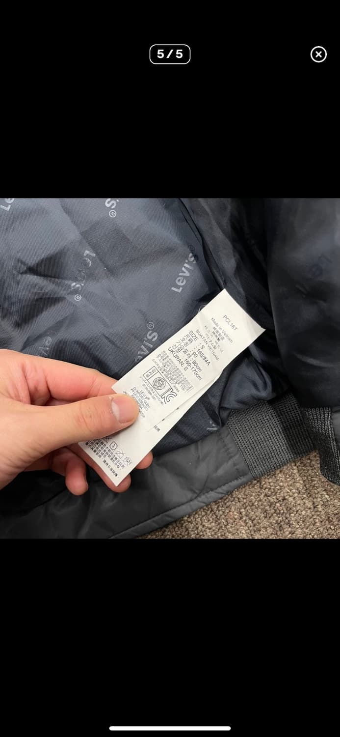 리바이스 빈티지 패딩 판매합니다 상품이미지4