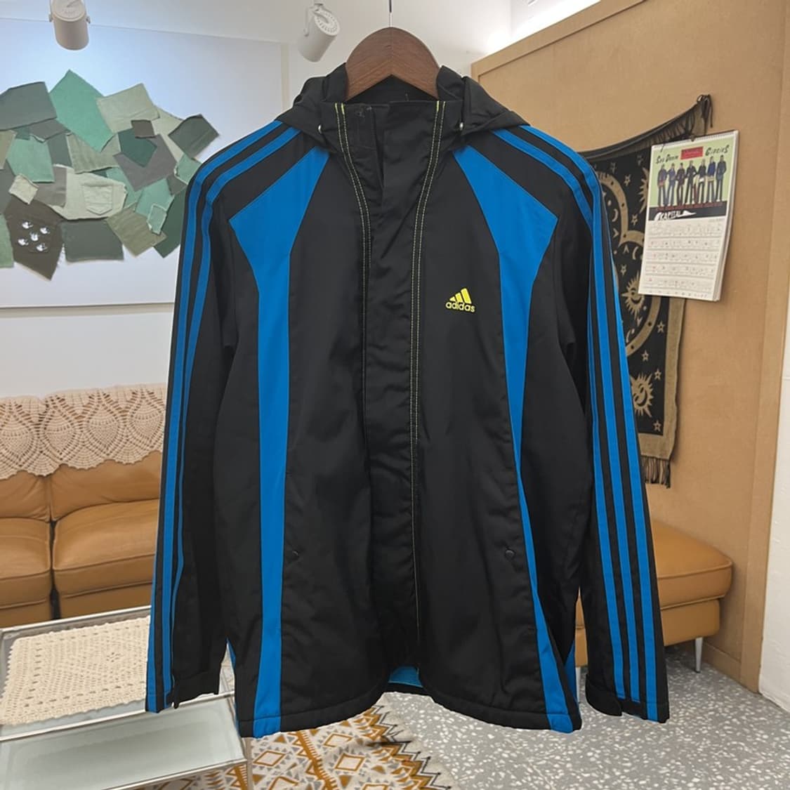 아디다스 올드스쿨 스트릿 빈티지 배색 바람막이 자켓 100 C11032 상품이미지3