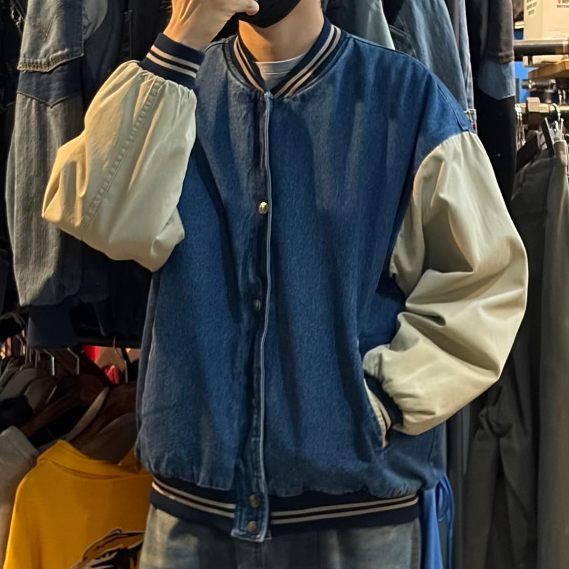 [NO.9] VTG 데님 바시티자켓 상품이미지2