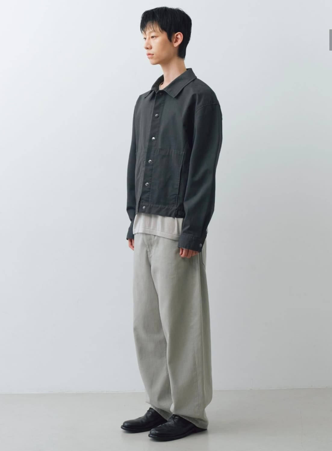 빅유니온 몰스킨 코치자켓 그레이 상품이미지3