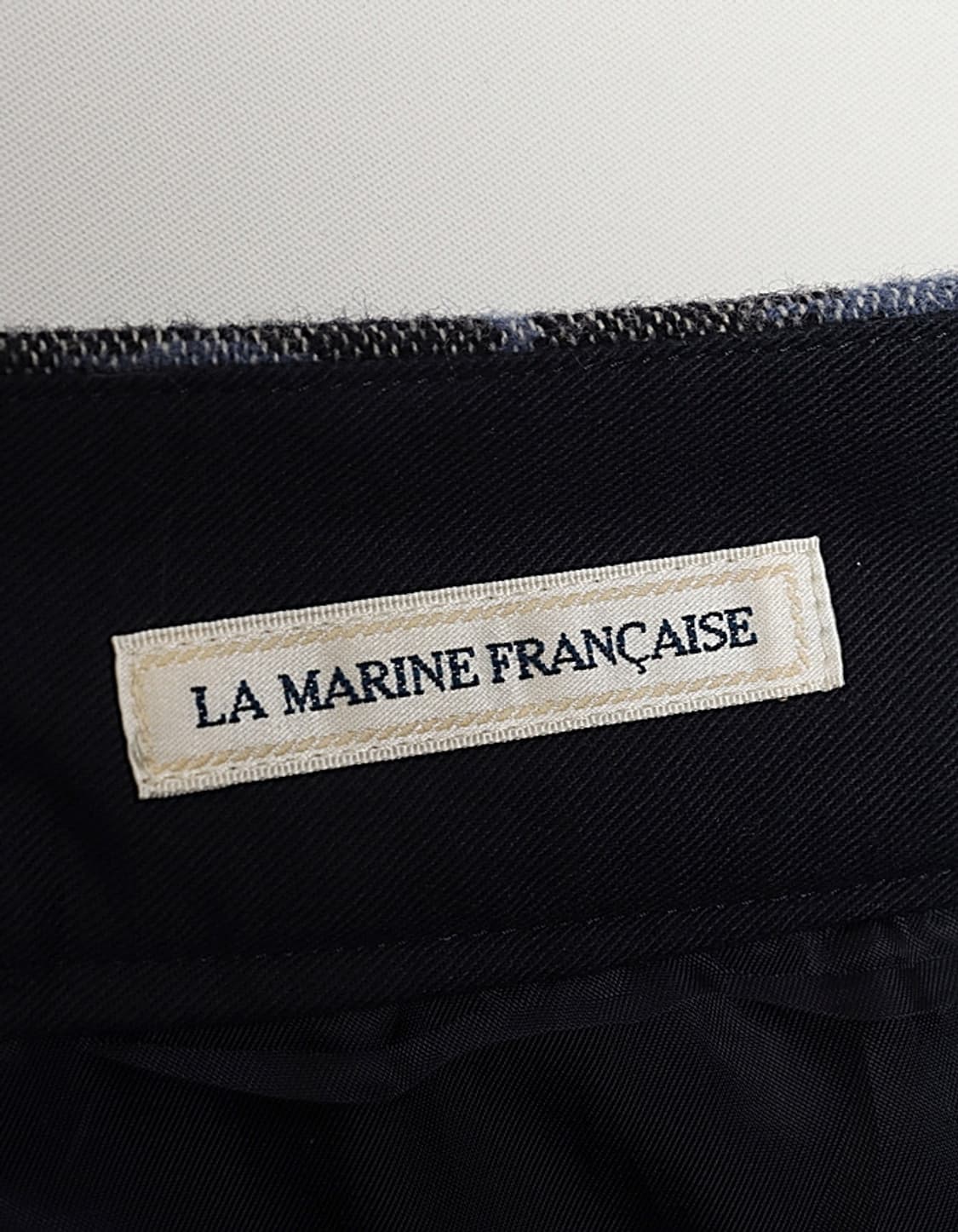 LA MARINE FRANCAISE Pattern Wool Skirt 상품이미지5