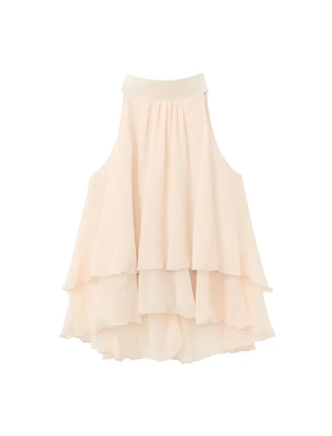 seer 씨어 멜티드 하트 블라우스 피치베이지 상품이미지1