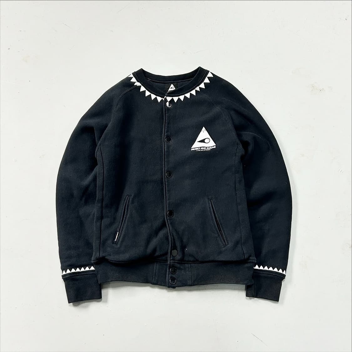 알뉴볼드 X GOODHOOD 스웻 스타디움 자켓 상품이미지1