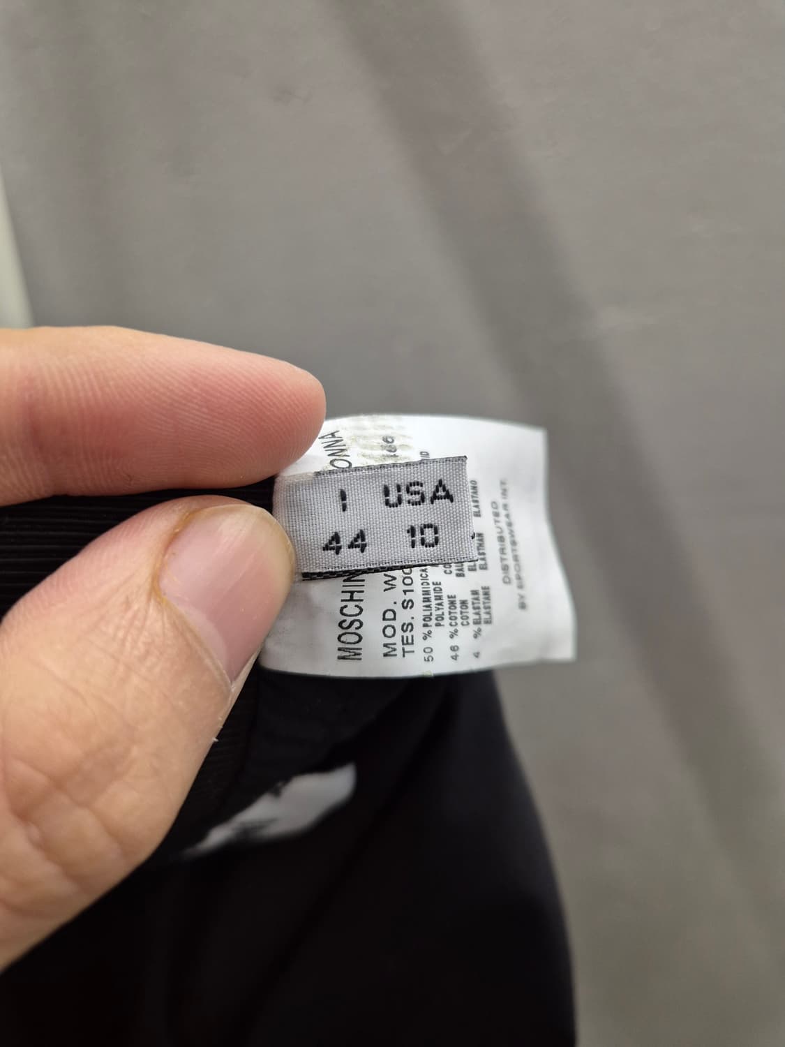 모스키노진스 블랙 스커트 상품이미지9