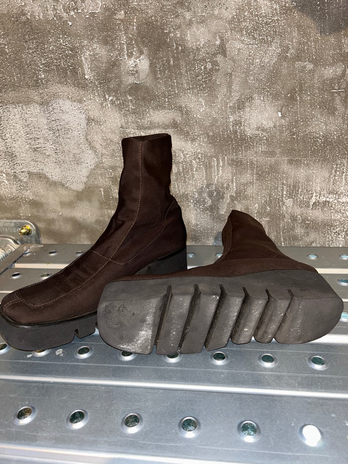ERBANI square toe socks boots 상품이미지3