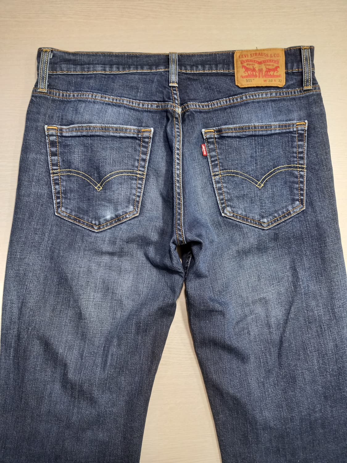 32 리바이스511 워싱 스판 슬림일자진 32-324 상품이미지4