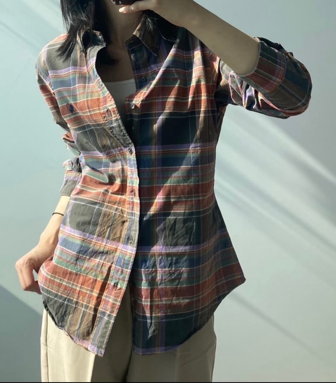 폴로 체크 셔츠  상품이미지1