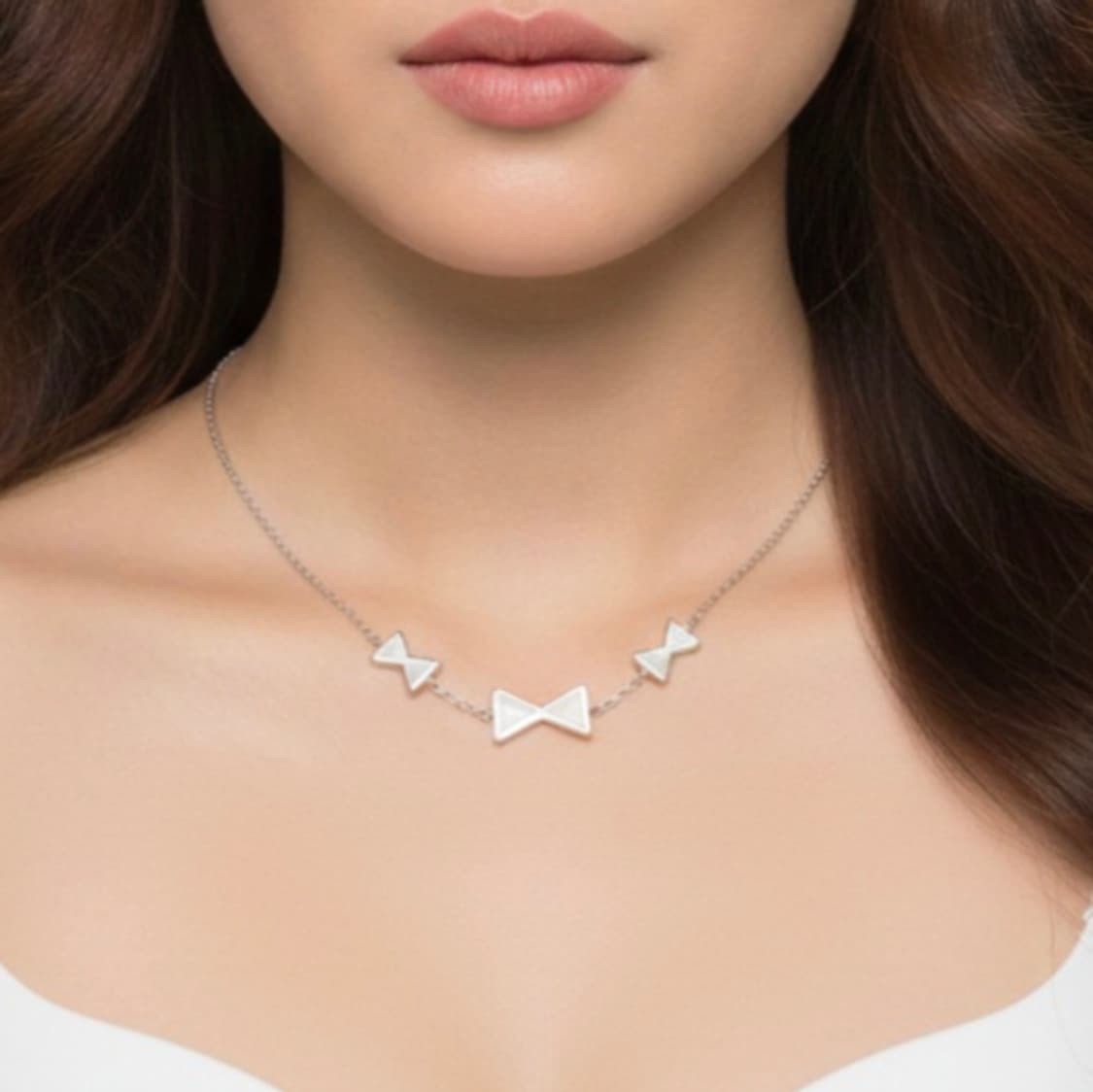 끌로에 리본 목걸이 상품이미지3