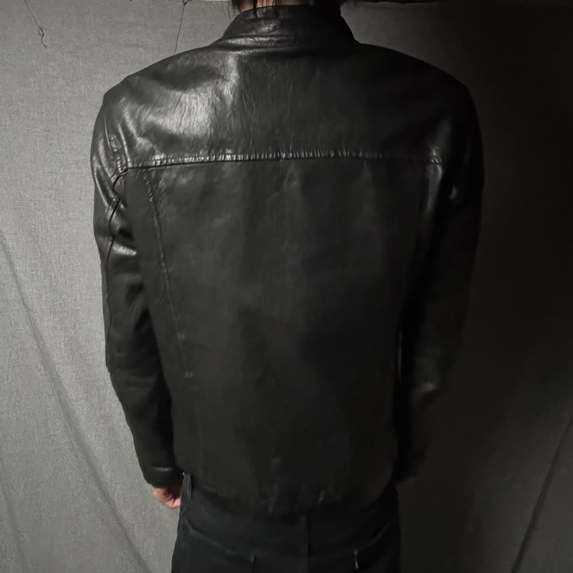 lamb skin leather jacket 상품이미지6