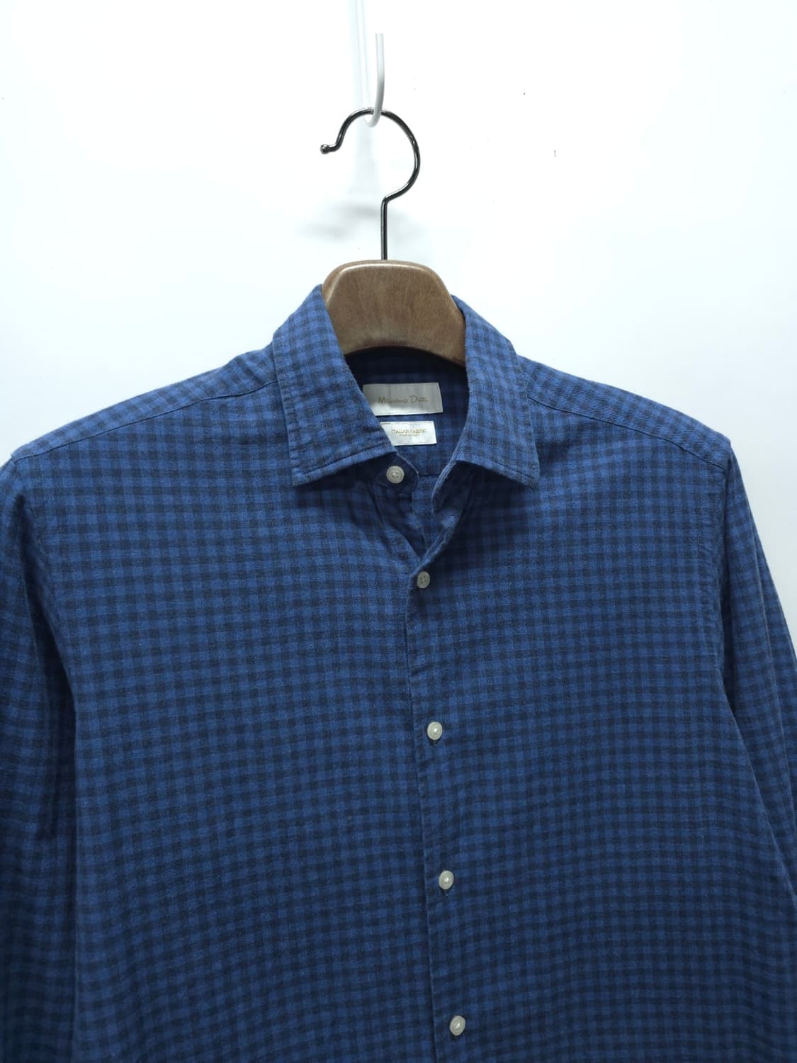 마시모두띠 잔체크 워싱셔츠 (남성95) 상품이미지3