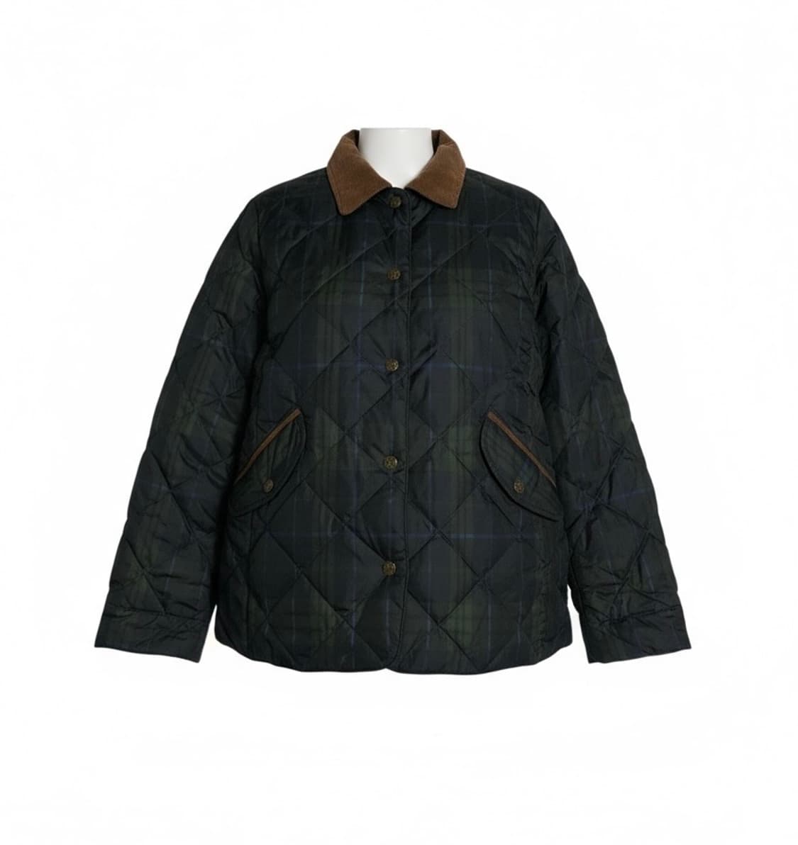 Merc 머크런던 타탄체크 퀄팅 점퍼 s 상품이미지1