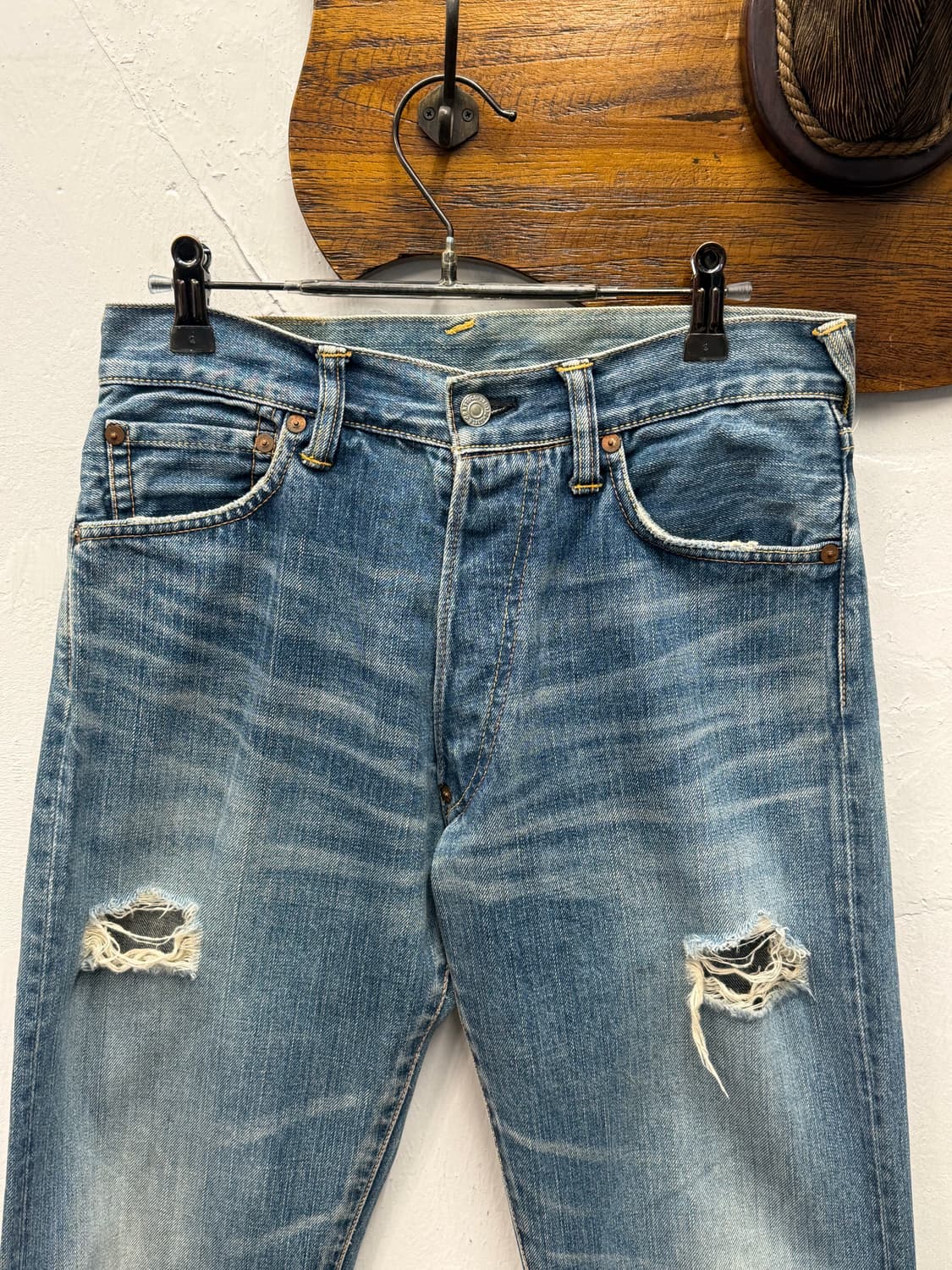 에비수 다이콕 셀비지 데님 팬츠 상품이미지7