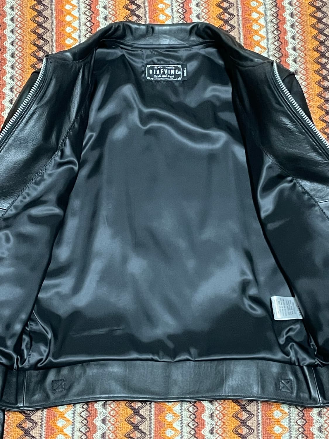 디아프바인 레더 자켓 상품이미지8