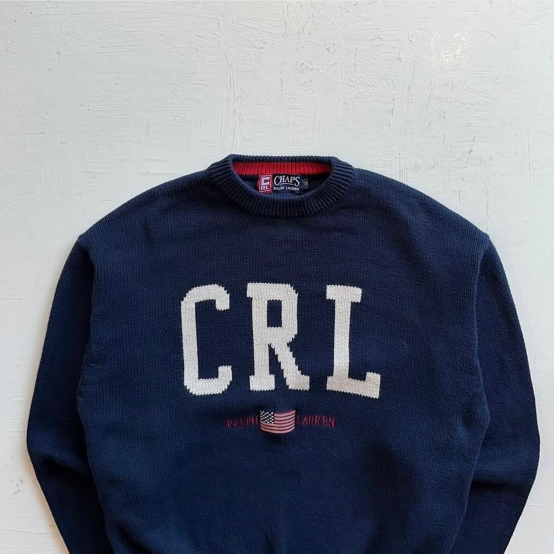 90's 폴로랄프로렌 'CRL' 스웨터 상품이미지2