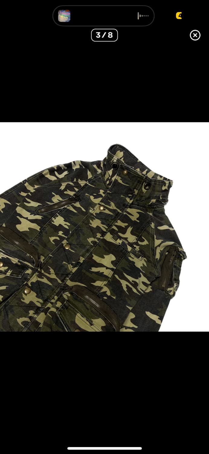 카모플라주 하이넥 자켓 상품이미지5