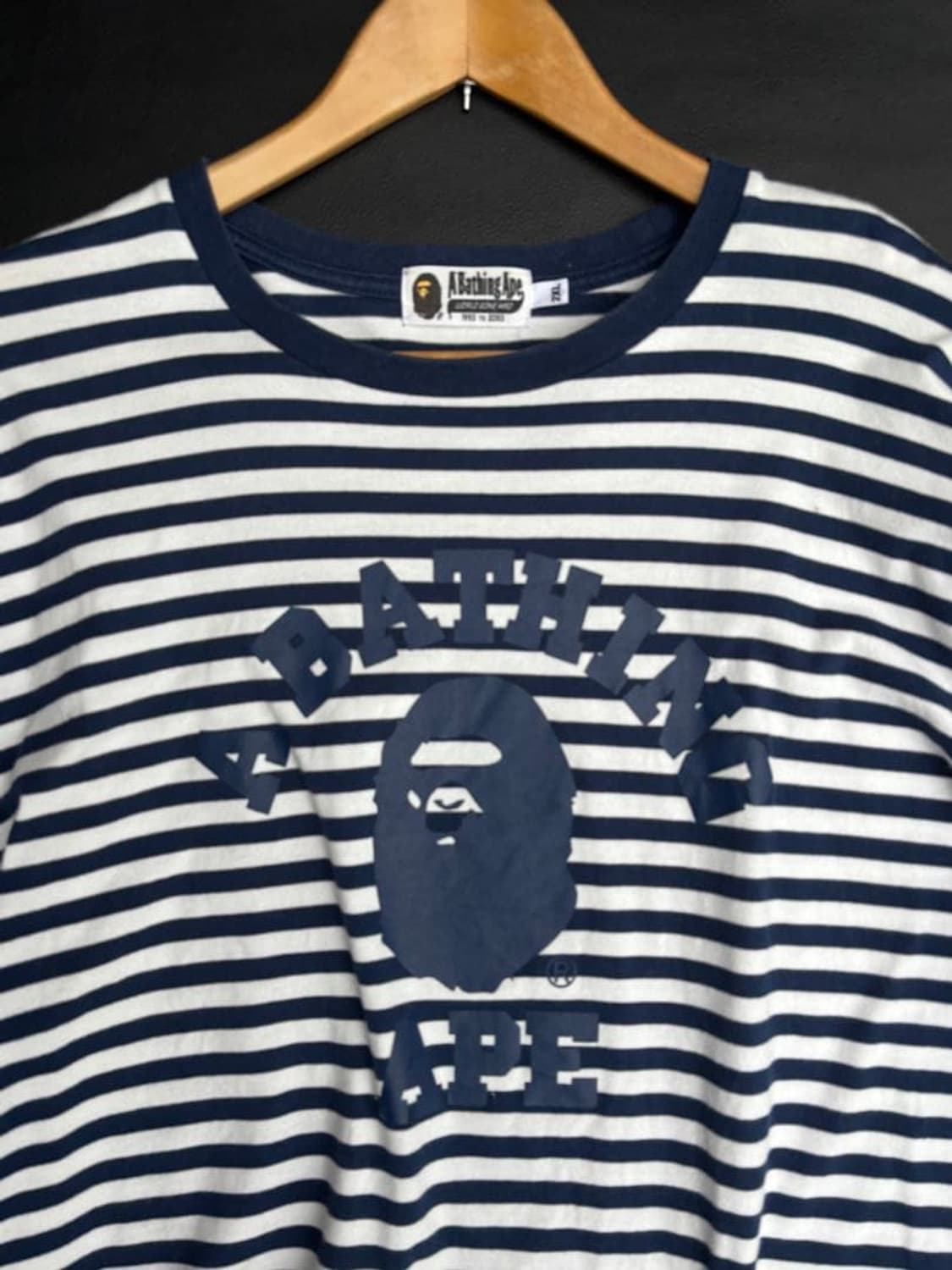 베이프 컬리지 후프 롱슬리브 티셔츠 상품이미지2