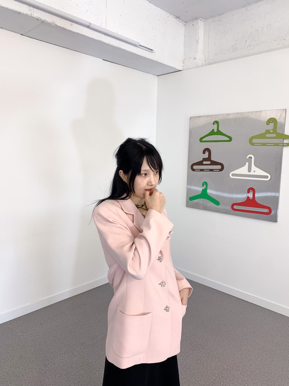 꾸레쥬 90s PureNewWool 블레이저 90-95 상품이미지3