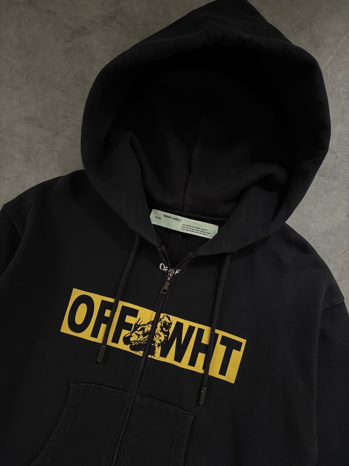 Off White 오프화이트 애로우 로고 숏 후드집업  상품이미지6