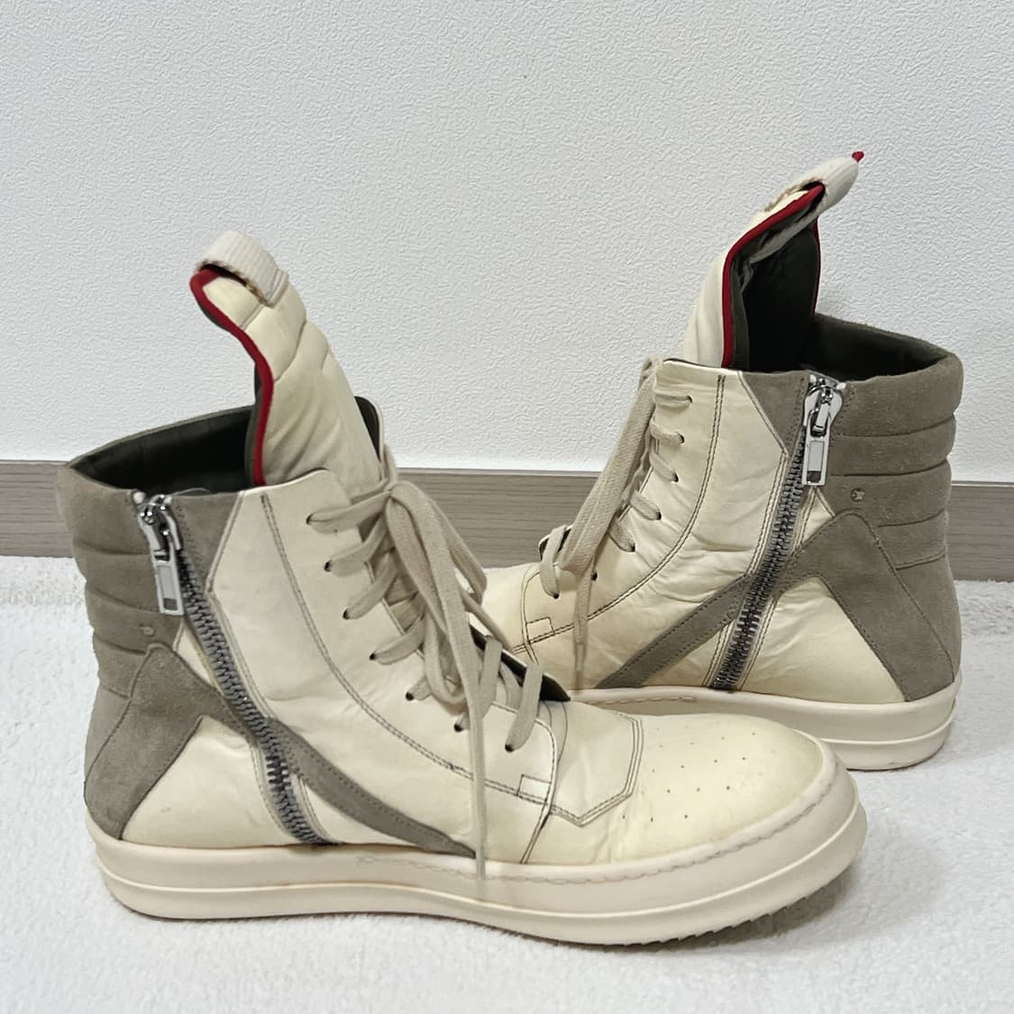 릭오웬스 19FW 지오바스켓 Off-White 밀크 펄 상품이미지5