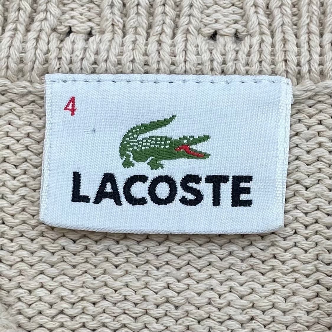 Lacoste 라코스테 자수로고 2-Way 니트집업 자 상품이미지3