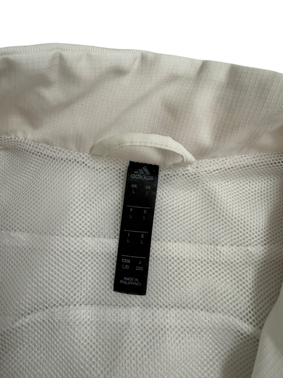 아디다스 레알마드리드 화이트 골드 집업 상품이미지6