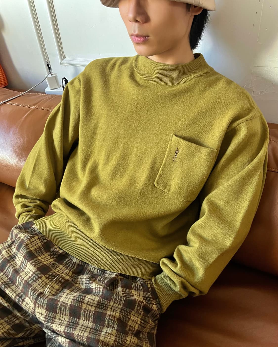 1990s Saint Lauren Wool Knit Sweater 상품이미지2