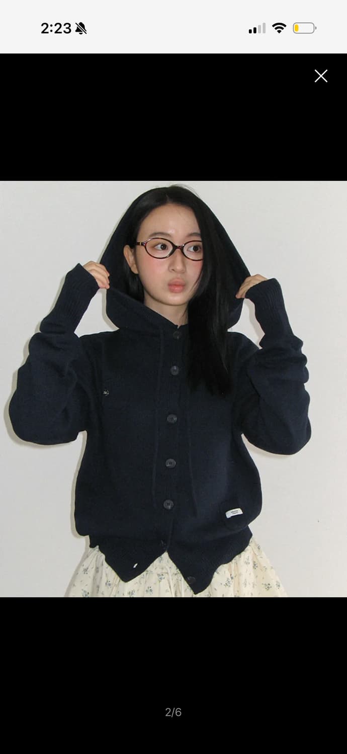 론론 후드 니트 상품이미지1