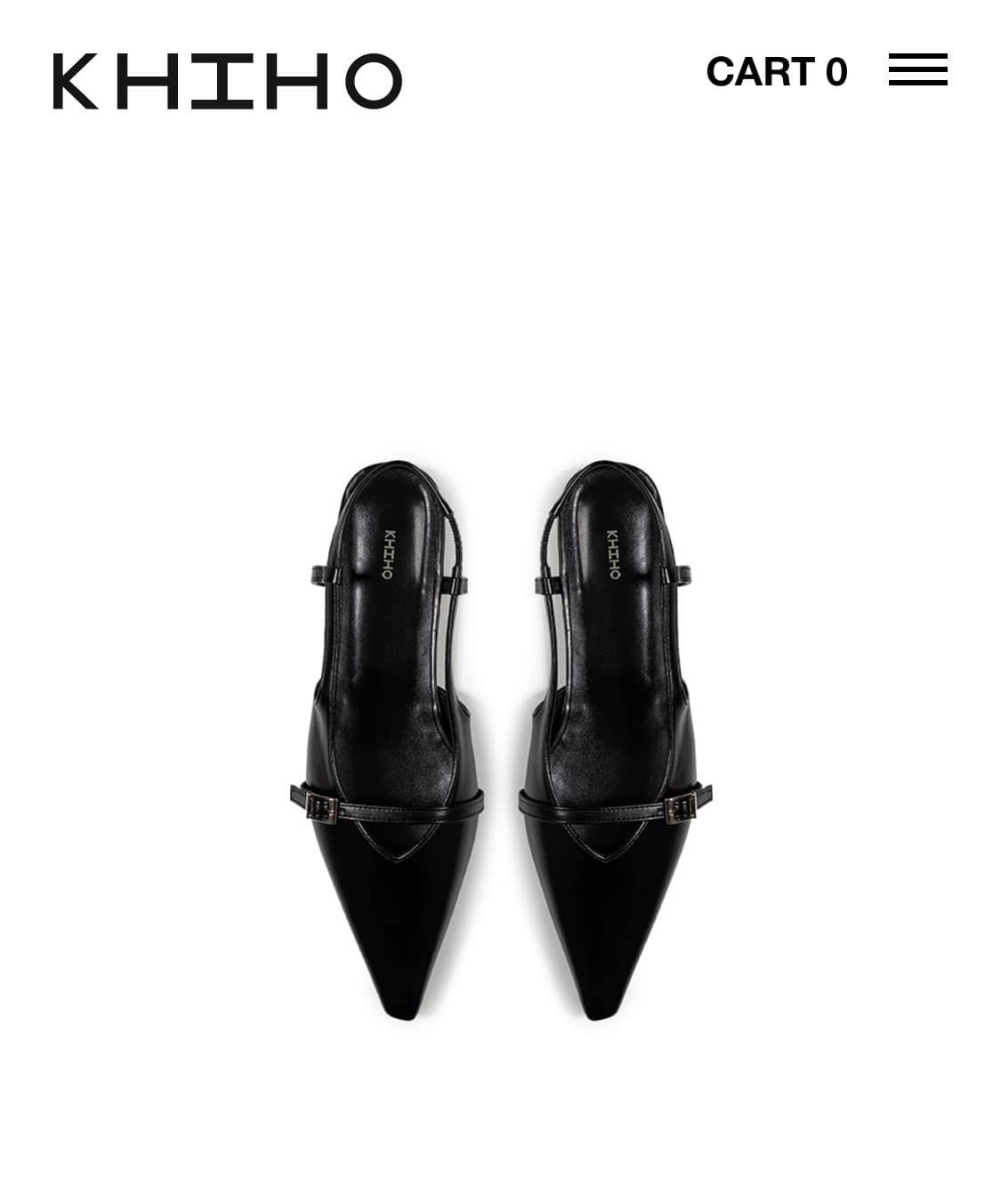 기호 슬링백 스틸레토 플랫 상품이미지2