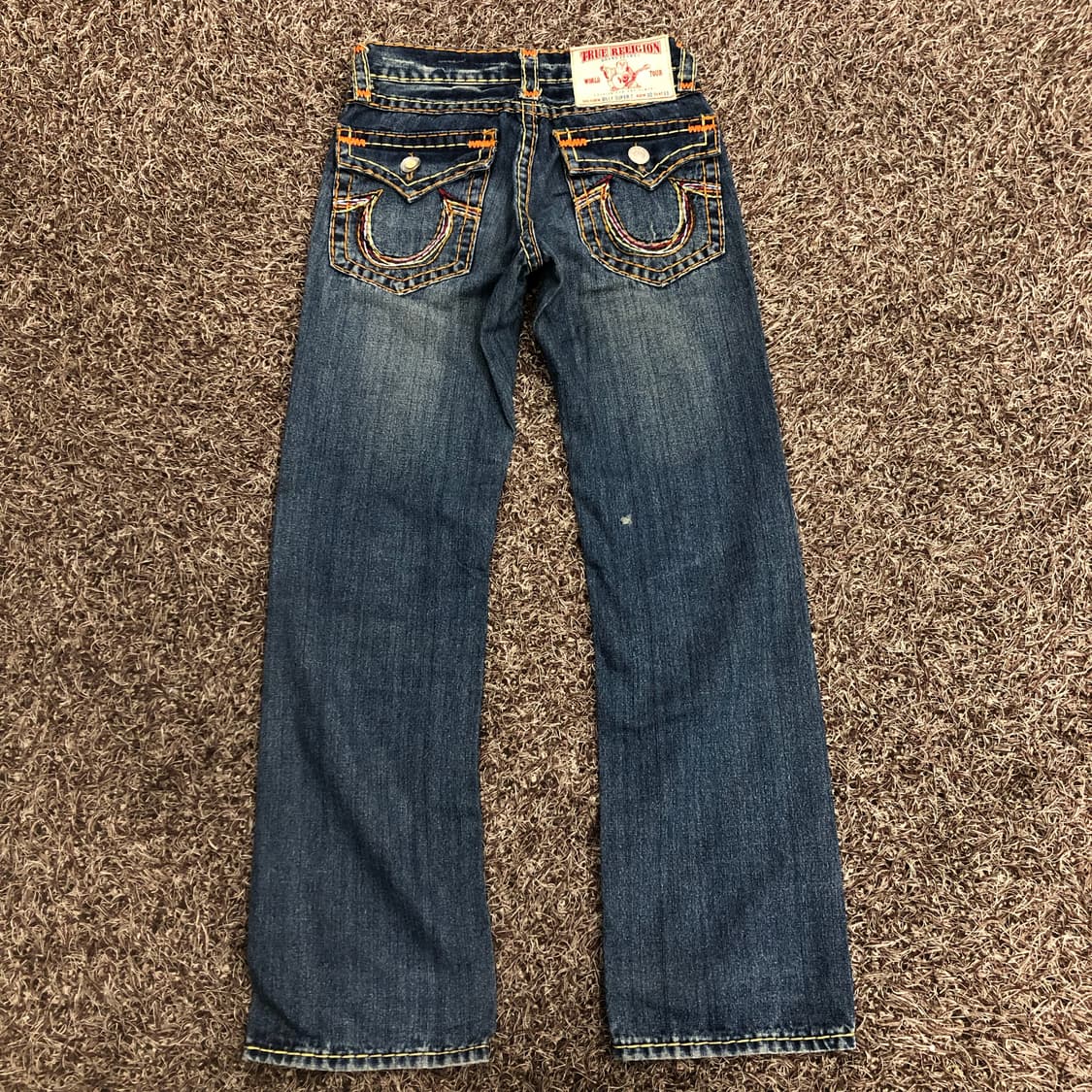 트루릴리전 빌리 슈퍼 티 워싱 데님 팬츠 상품이미지2