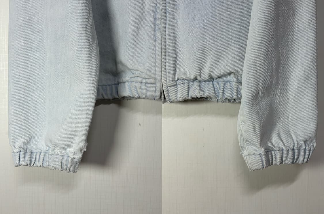 90s 폴로 화이트 데님 스윙탑 베이포트 봄버 자켓 빈티지 상품이미지7