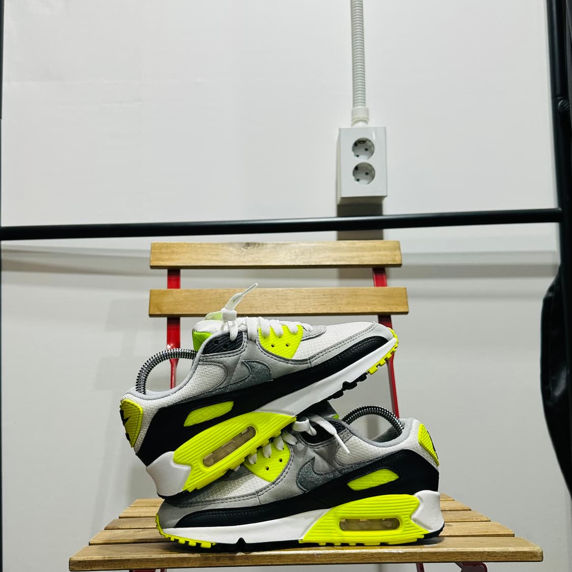 235) 나이키 운동화 여성 여자 신발 에어맥스90 형광 상품이미지7