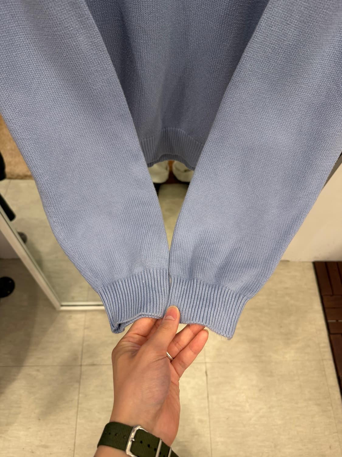 Brooks Brothers 브룩스 브라더스 크루넥 코튼 니트 상품이미지4