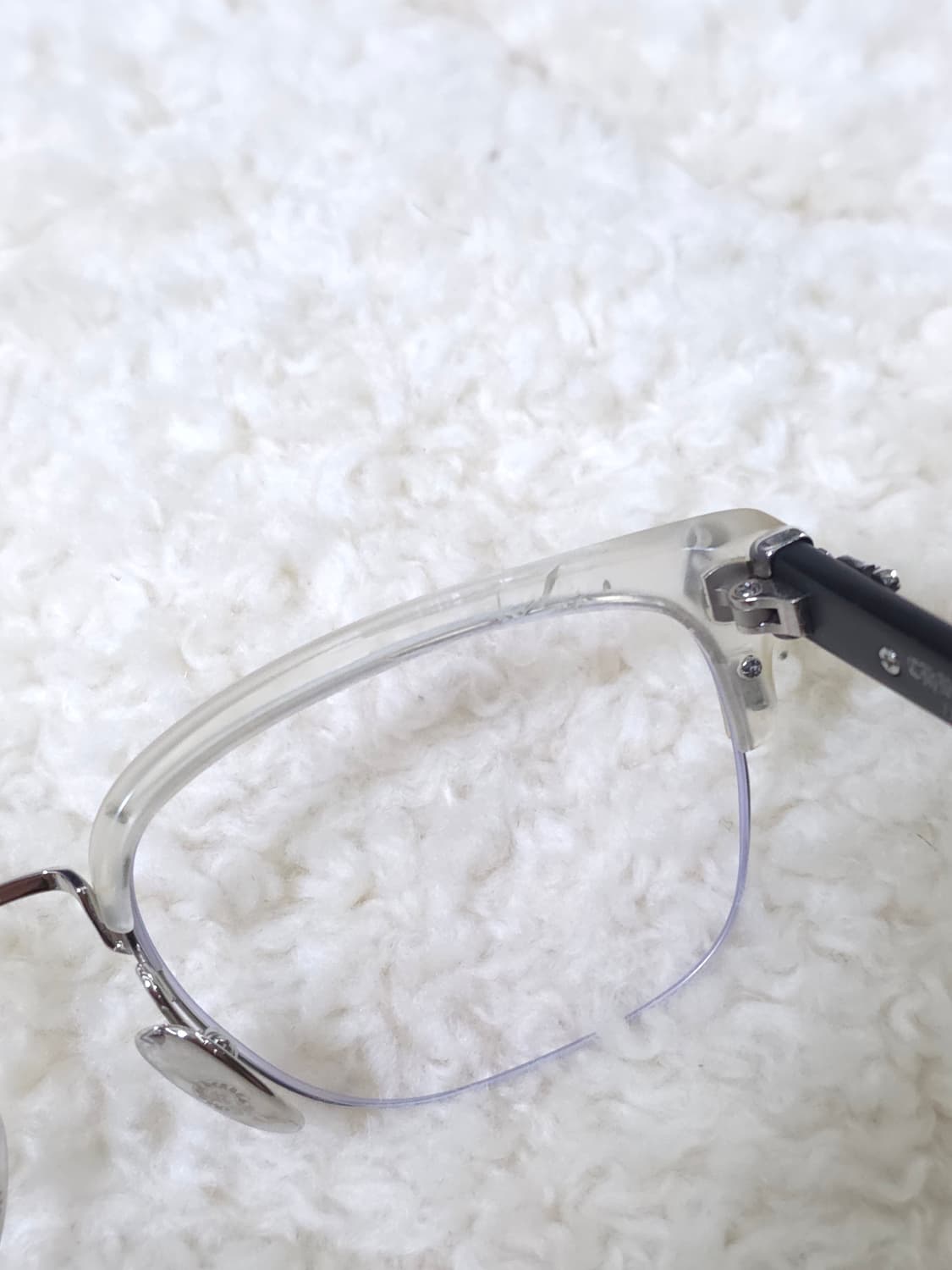 [OS] 크롬하츠 에바질리스트 안경 매트 크리스탈 실버 매트블랙 상품이미지10