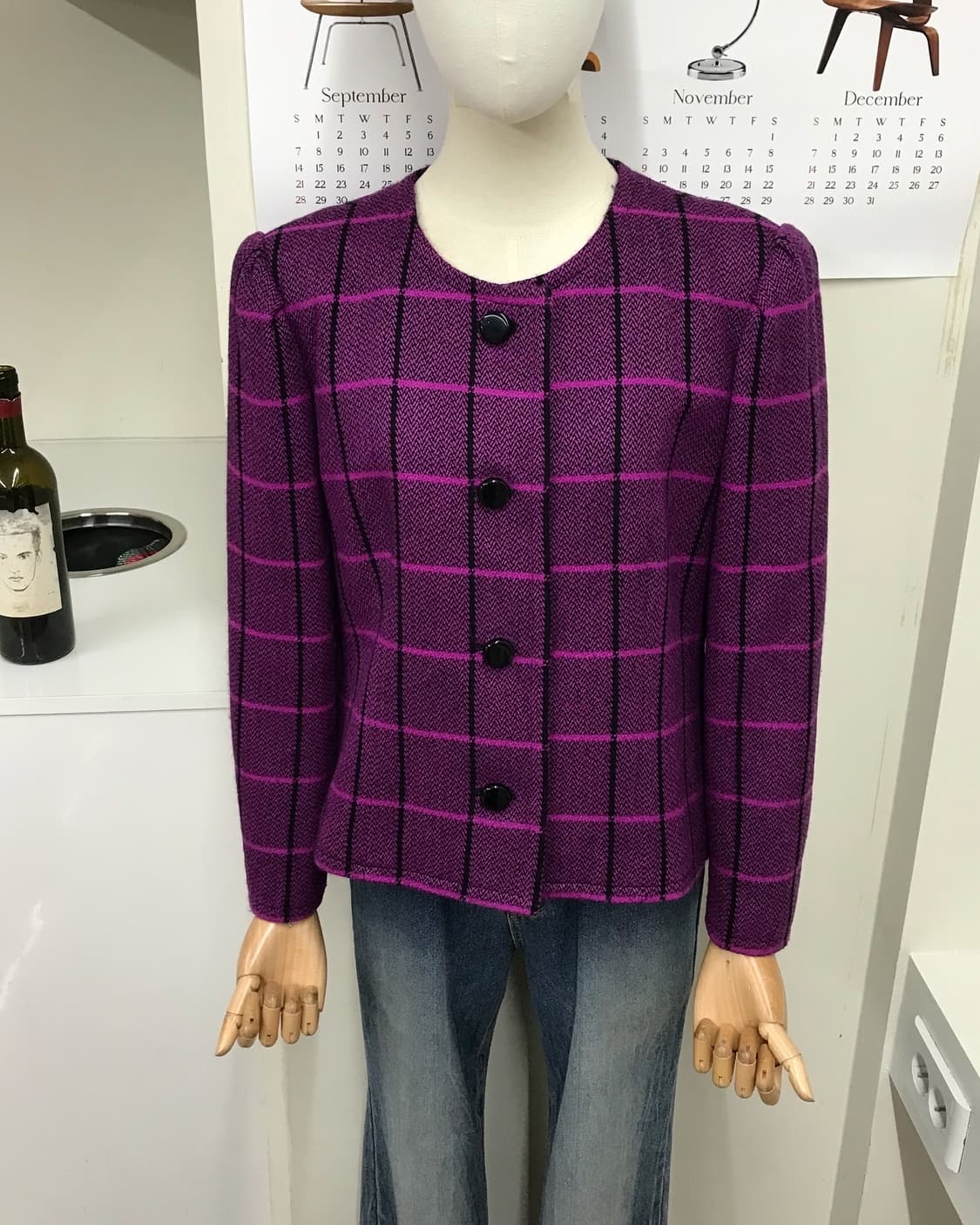 지방시 라운드 울 트위드 자켓 상품이미지6