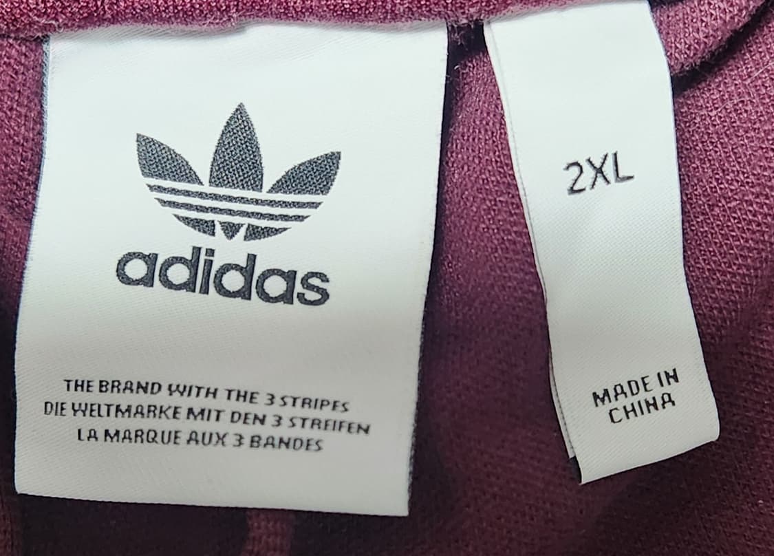 아디다스 세트 삼선 져지 버건디 2XL (100추천해요) 상품이미지5