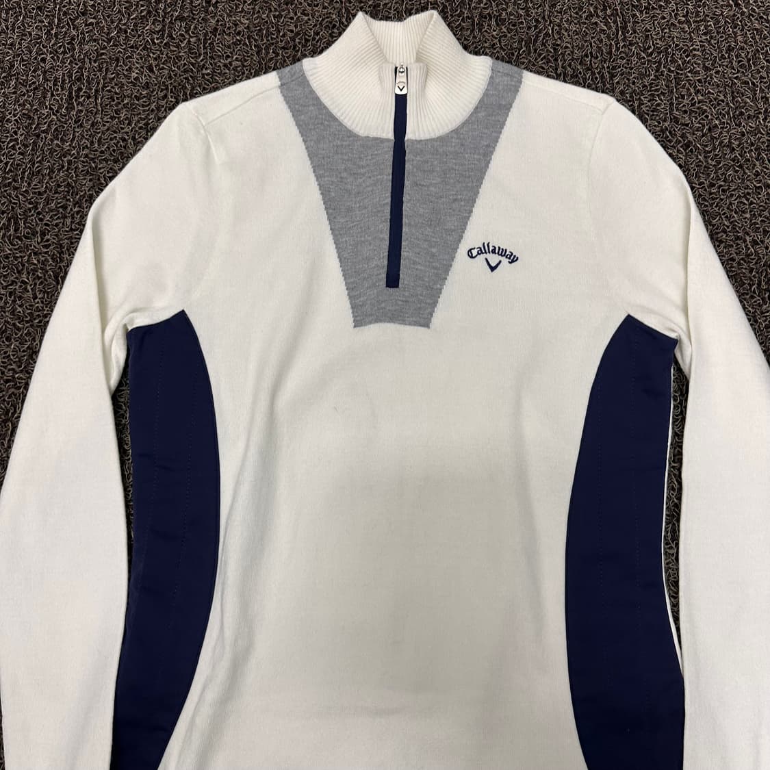 캘러웨이 여성 골프웨어 반집업 니트 90사이즈 상품이미지2