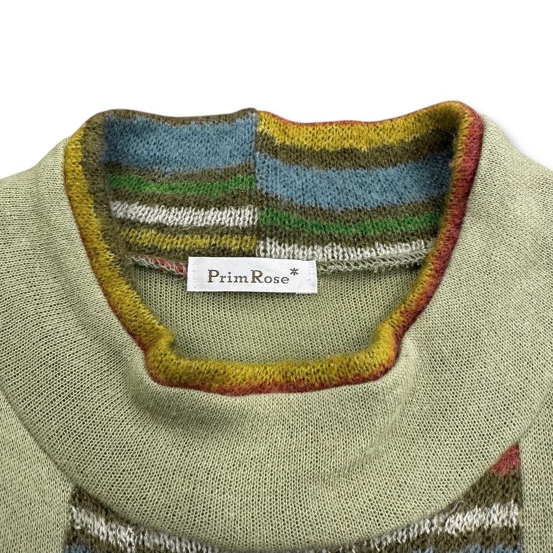 Cap Sleeve Striped Knit Top 상품이미지6