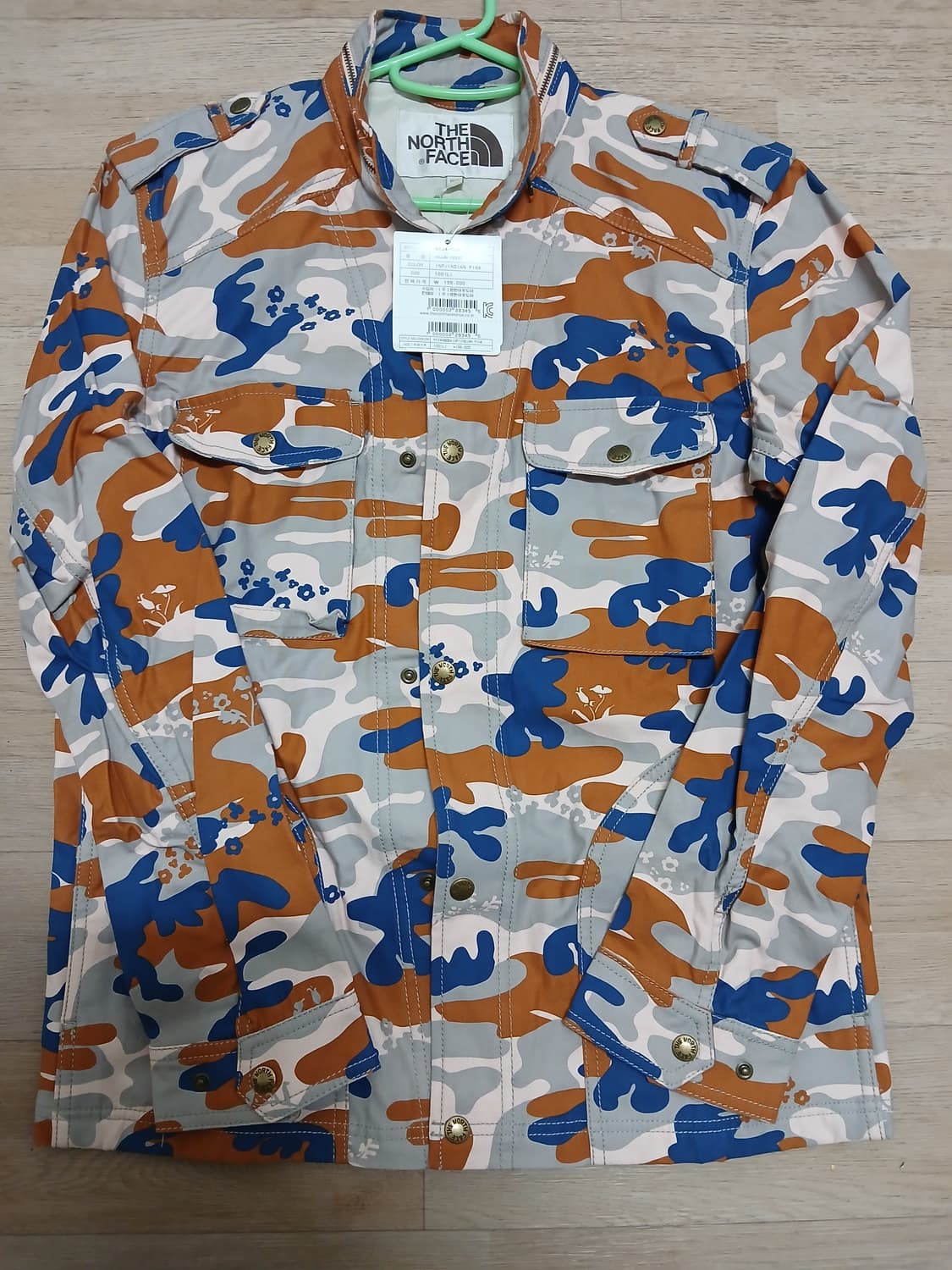 노스페이스 카모 야상 윌로우 자켓 100L사이즈 새제품 상품이미지1