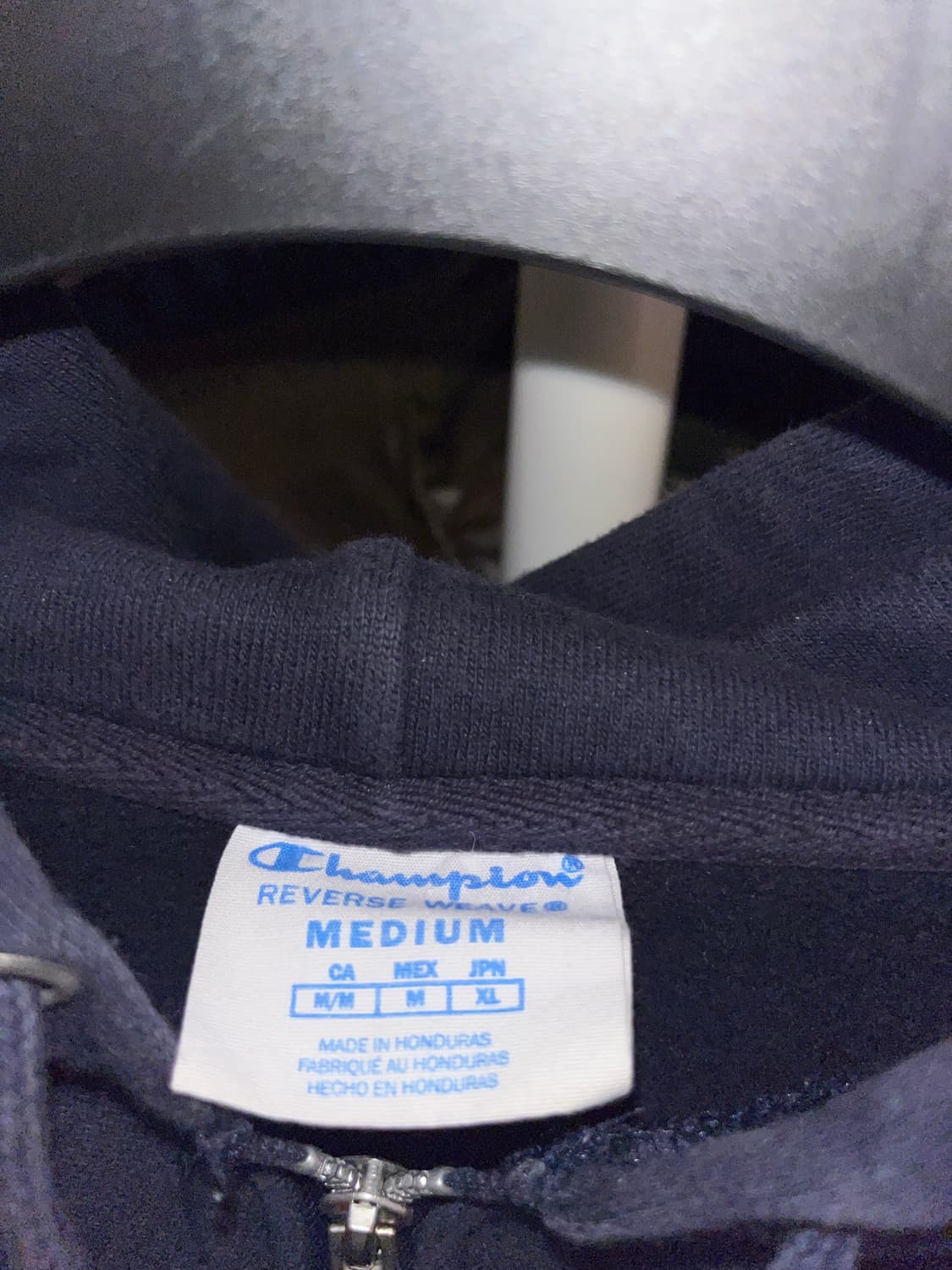 Champion 후드집업 네이비 상품이미지2