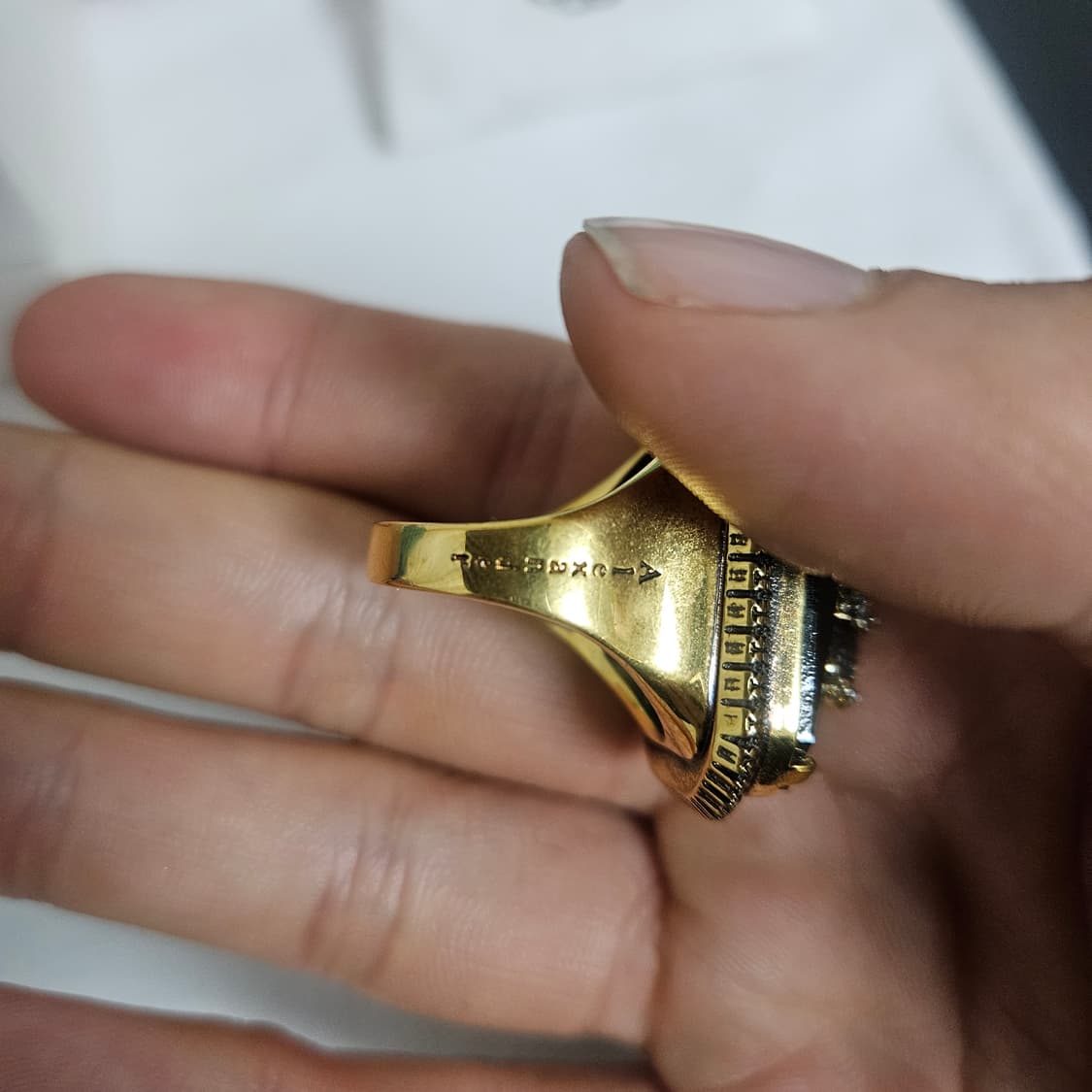 알렉산더 맥퀸 스컬 링 17호 상품이미지3