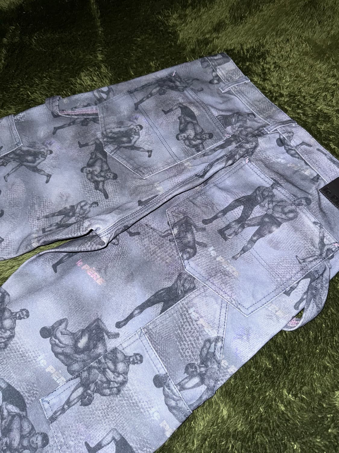 [32] Le Pere 르 뻬흐 X 체리 킴 콜라보 더블니 팬츠 상품이미지8