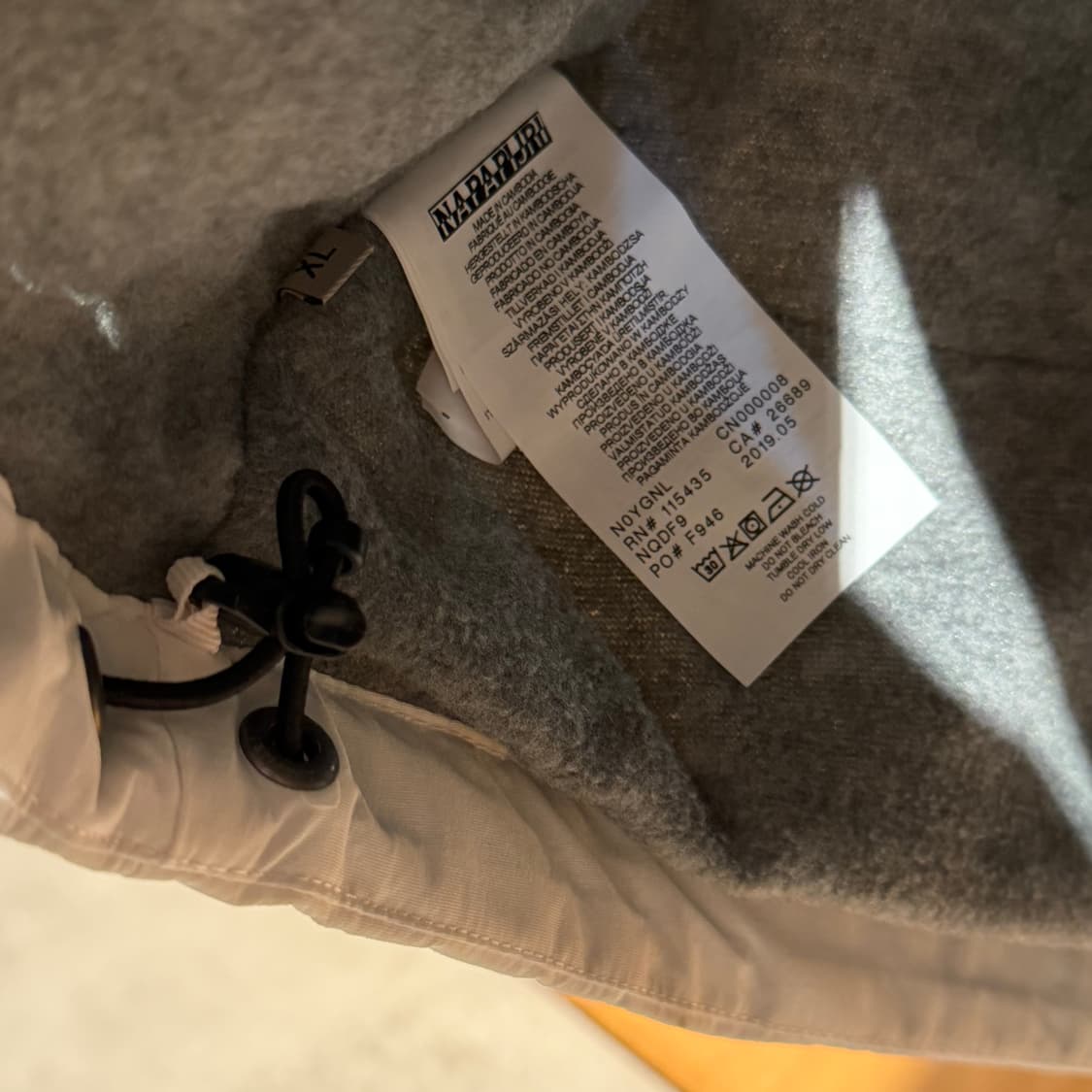 미사용)나파피리 화이트 스키 아노락 점퍼 XL 상품이미지7