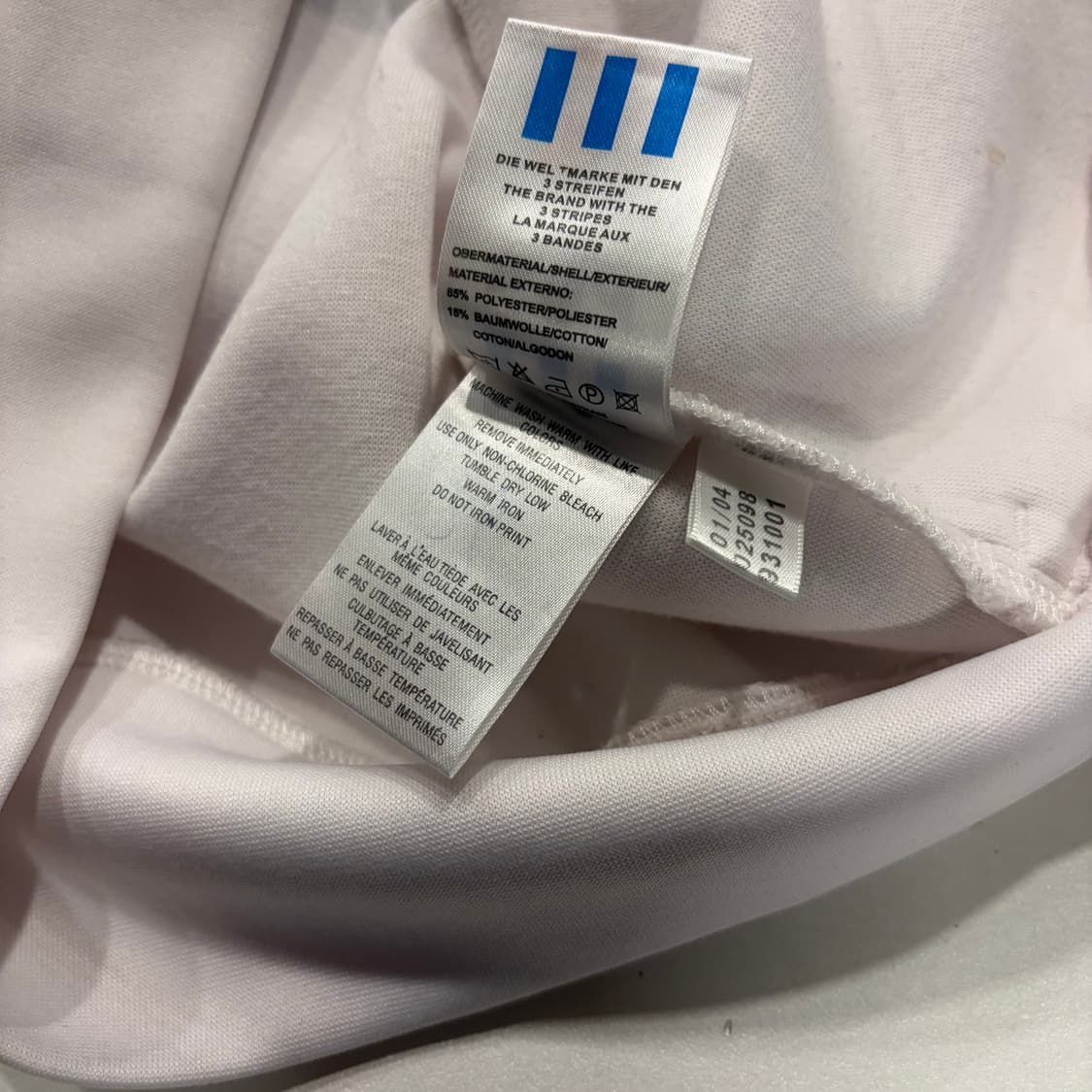 [XS] 04s 아디다스 신영국 별이삼샵 설효림 져지 화이트 D786 상품이미지10