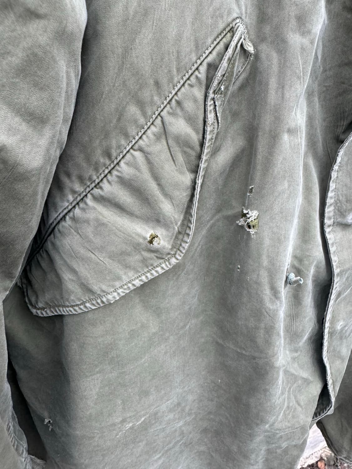 미군 오리지널 m51 피시테일 파카 2세대 포플린 m 배정남 개파카 상품이미지7