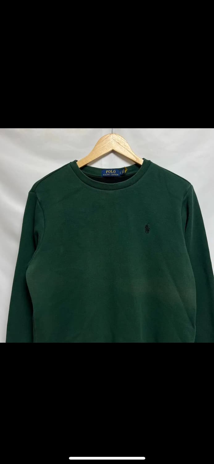[QR정품/S] 폴로 랄프로렌 기모 초록그린 맨투맨 상품이미지2