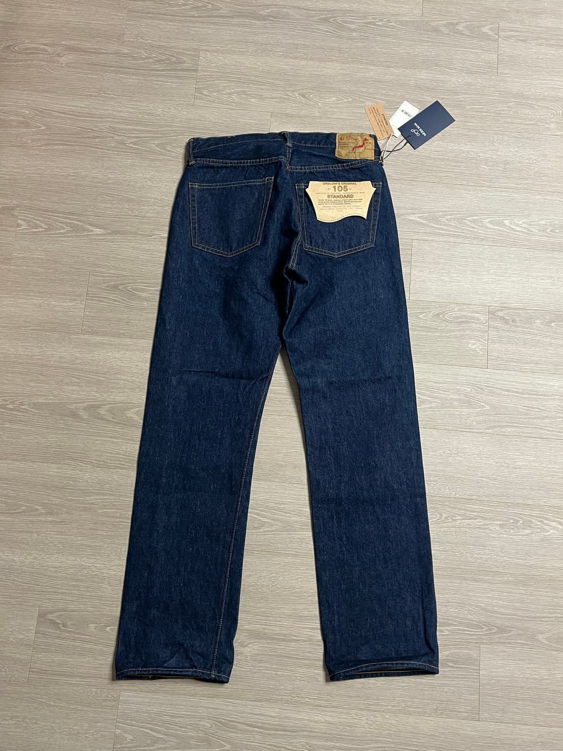 (새상품) 오어슬로우 105 원워시 셀비지 데님 상품이미지8