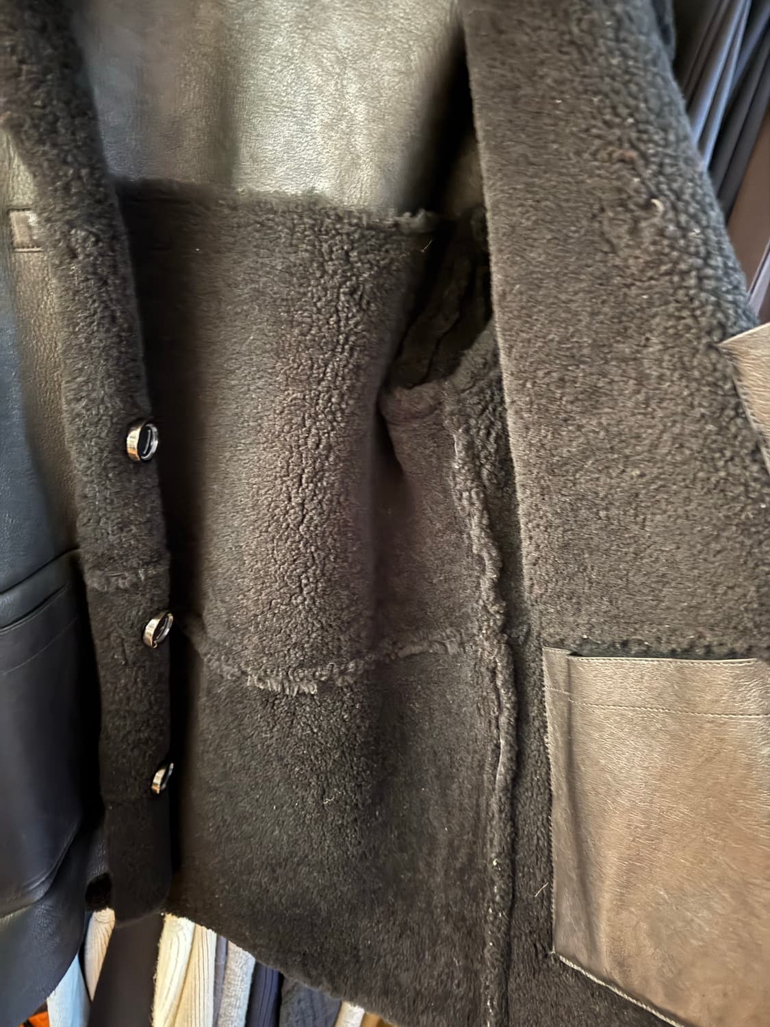 나마체코 리버시블 시어링자켓 상품이미지3